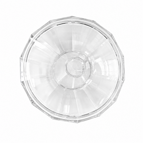 Vintage Faceted Crystal Dish